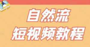 瑶瑶《自然流短视频教程》让你更快理解做自然流视频的精髓-课程网