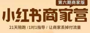 贾真-小红书商家营第6期商家版，21天带货陪跑课，让商家丢掉付流量-课程网