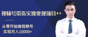 柚子分享课：微信视频号变现攻略，新手零基础轻松日赚千元-课程网