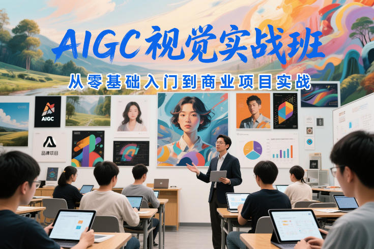AIGC视觉实战班，从零基础入门到商业项目实战-课程网