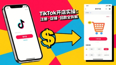 TikTok从开店到投流的进阶课，从基础实操到高阶技巧一网打尽-课程网