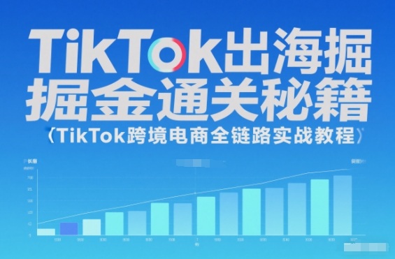 TikTok出海掘金通关秘籍，TikTok跨境电商全链路实战教程-课程网