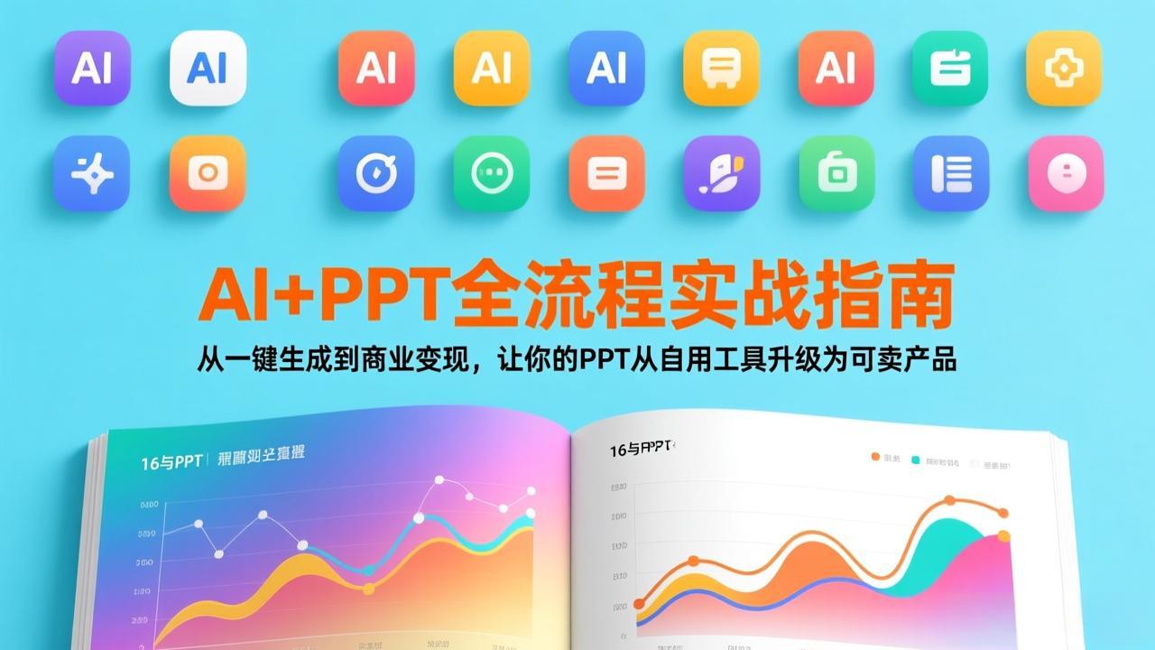 AI+PPT全流程实战指南：从一键生成到商业变现，让你的PPT从自用工具升级为可卖产品-课程网