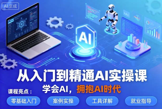 从入门到精通AI实操课，学会AI，拥抱AI时代-课程网