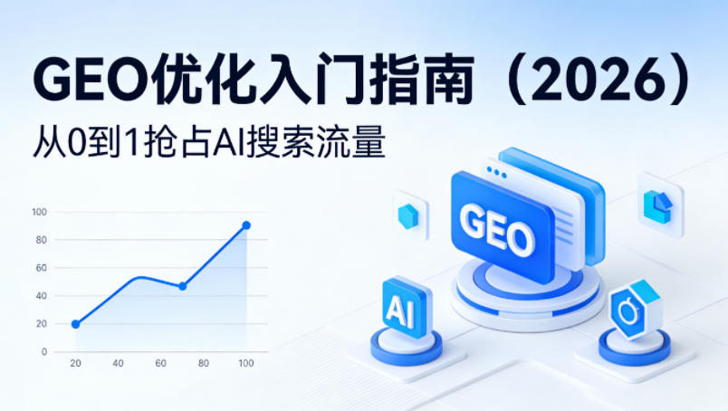 【最新】GEO优化入门指南(2026),从0到1抢占AI搜索流量 【最新】GEO优化入门指南(2026),从0到1抢占AI搜索流量