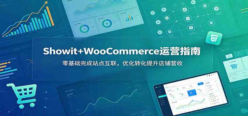 Showit+WooCommerce运营指南：零基础完成站点互联，优化转化提升店铺营收-课程网