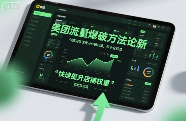 美团流量爆破方法论，付费流快速提升店铺权重，带动自然流-课程网