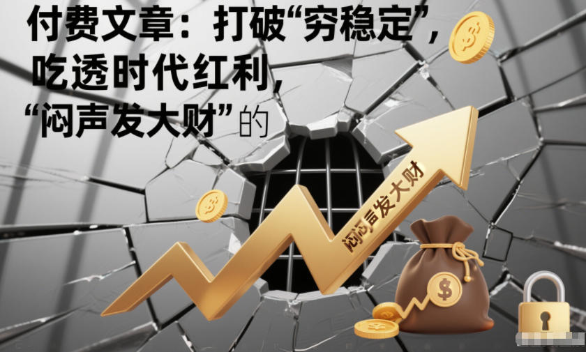 付费文章：打破“穷稳定”，吃透时代红利，“闷声发大财”的终极真谛-课程网