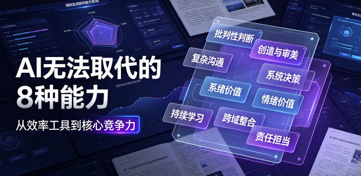 付费文章：AI无法取代的8种能力-课程网