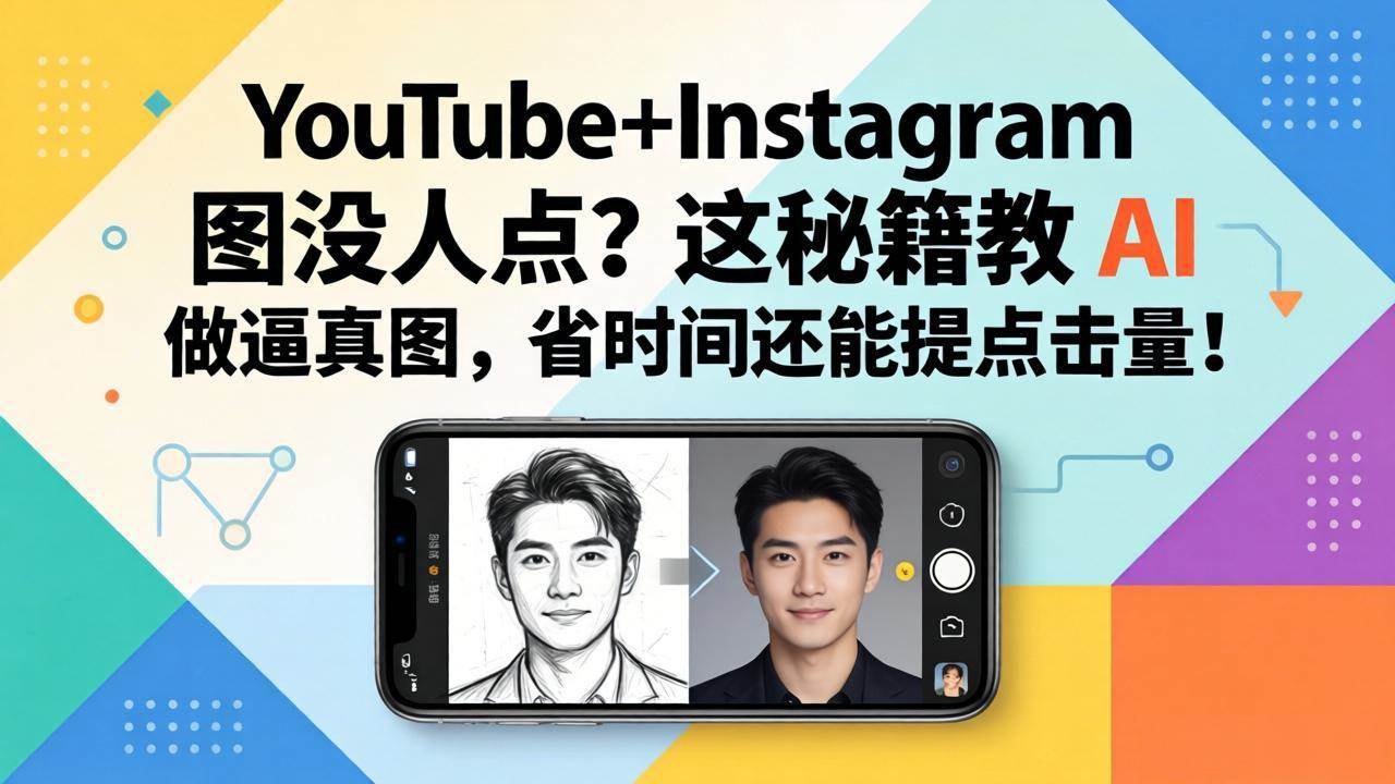 （17911期）YouTube+Instagram 图没人点？这秘籍教 AI 做逼真图，省时间还能提点击量-课程网
