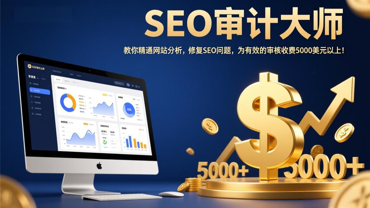 SEO审计大师：教你精通网站分析，修复SEO问题，为有效的审核收费5000美元以上！-课程网