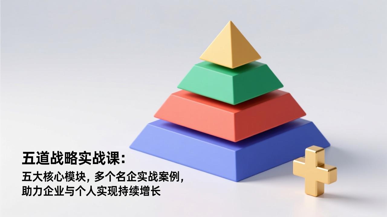 五道战略实战课：五大核心模块，多个名企实战案例，助力企业与个人实现持续增长-课程网