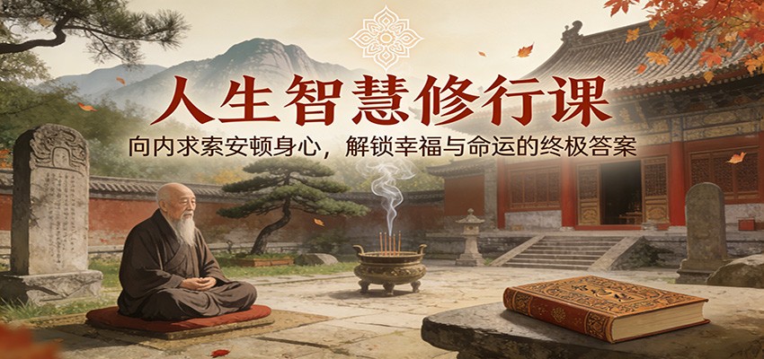 人生智慧修行课：向内求索安顿身心，解锁幸福与命运的终极答案-课程网