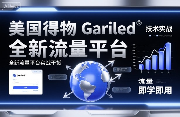 美国得物Gariled技术实战，全新流量平台实战干货，即学即用-课程网