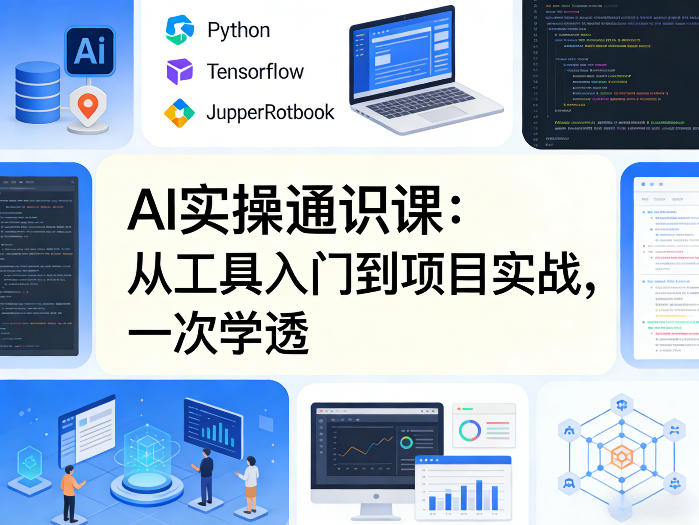 AI实操通识课，从工具入门到项目实战，一次学透-课程网