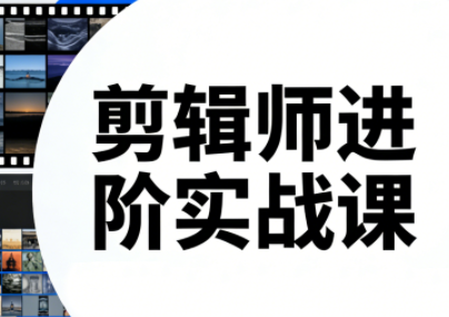 剪辑师进阶实战课(更新23年-25年)-课程网
