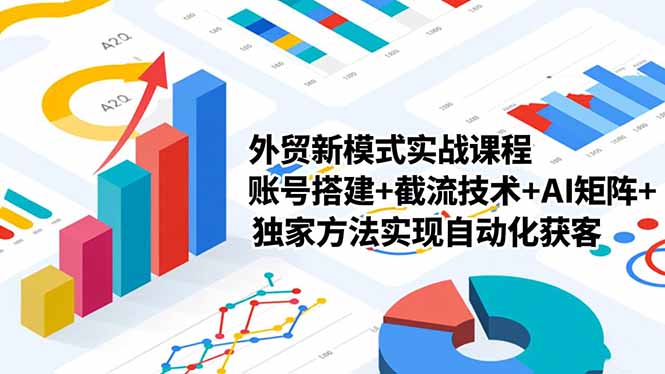 外贸新模式实战课程-更新2月，账号搭建+截流技术+AI矩阵+独家方法实现自动化获客-课程网