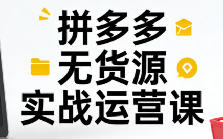 子枫老师·拼多多无货源实战运营课(更新12月)-课程网