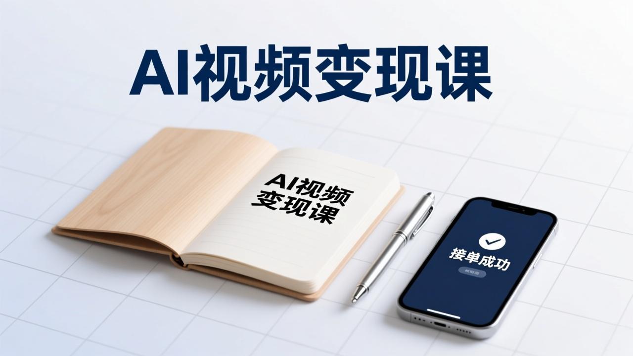 AI视频变现课，学完即可创作短片、接商单，实现副业增收，单项目报价可达千元-课程网