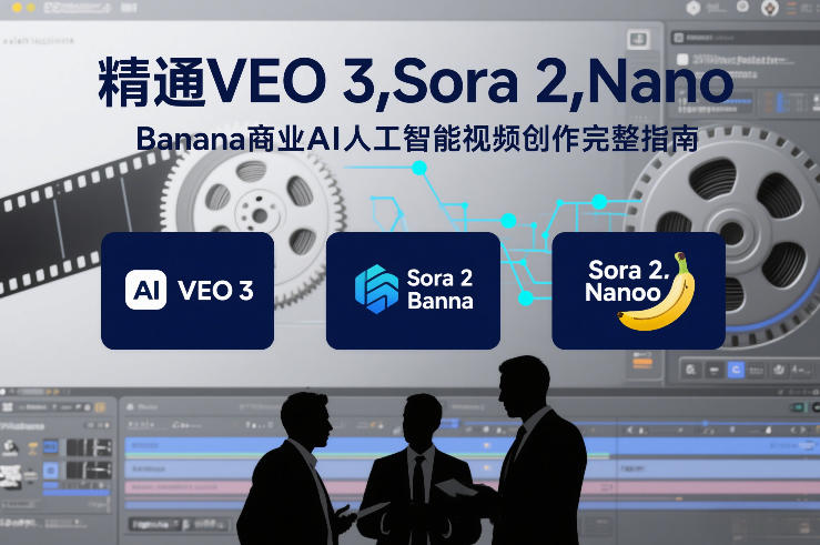 精通VEO 3，Sora 2，Nano Banana商业AI人工智能视频创作完整指南-课程网
