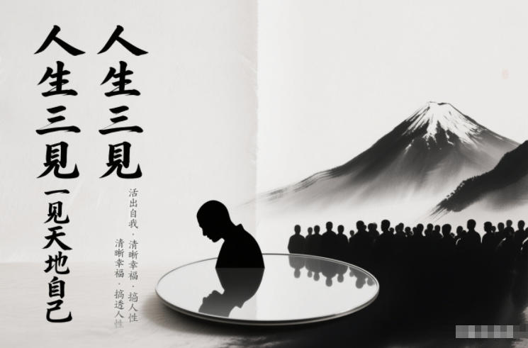 人生三见一见天地见众生见自己，活出自我拥有清晰幸福人生，搞透人性-课程网