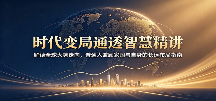 时代变局通透智慧精讲：解读全球大势走向，普通人兼顾家国与自身的长远布局指南-课程网