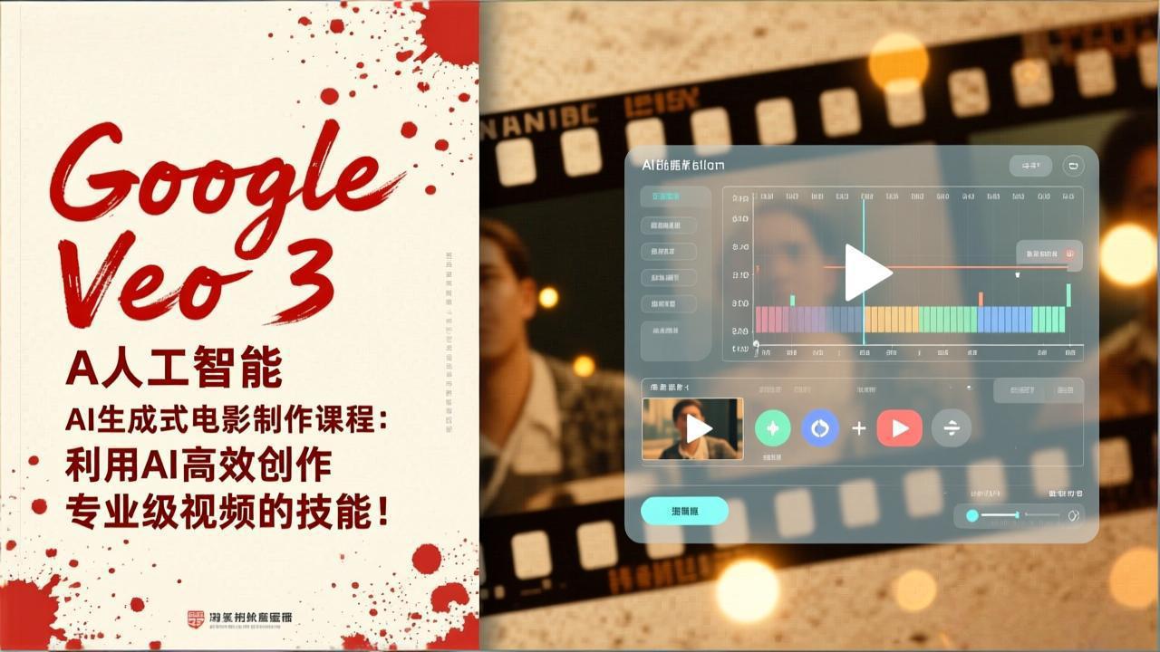 Google Veo 3人工智能AI生成式电影制作课程：利用AI高效创作专业级视频的技能！-课程网