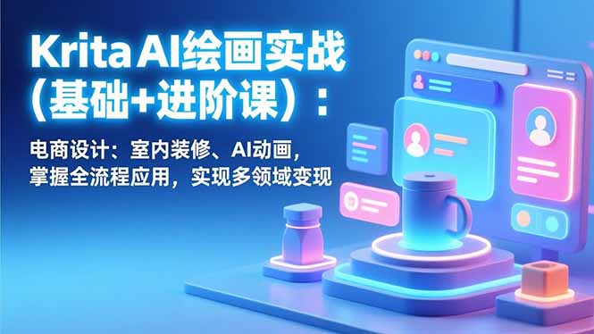 Krita AI绘画实战(基础+进阶课-课程网