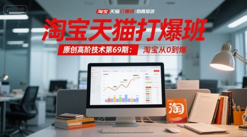 淘宝天猫打爆班原创高阶技术第69期：淘宝从0到爆-课程网
