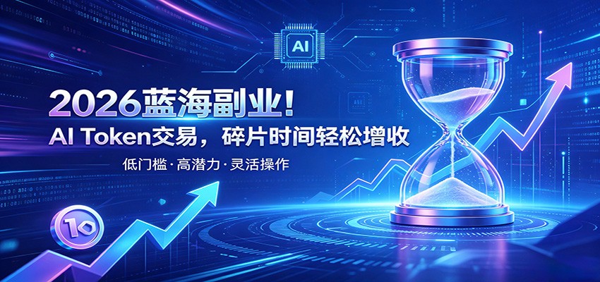 AI Token算力赛道！普通人可入局的数字副业，零门槛快速起步-课程网