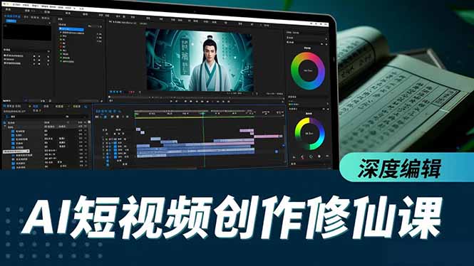 AI短视频创作修仙课，从炼气到金仙、爆款复刻、深度编辑，掌握全栈AI能力-课程网