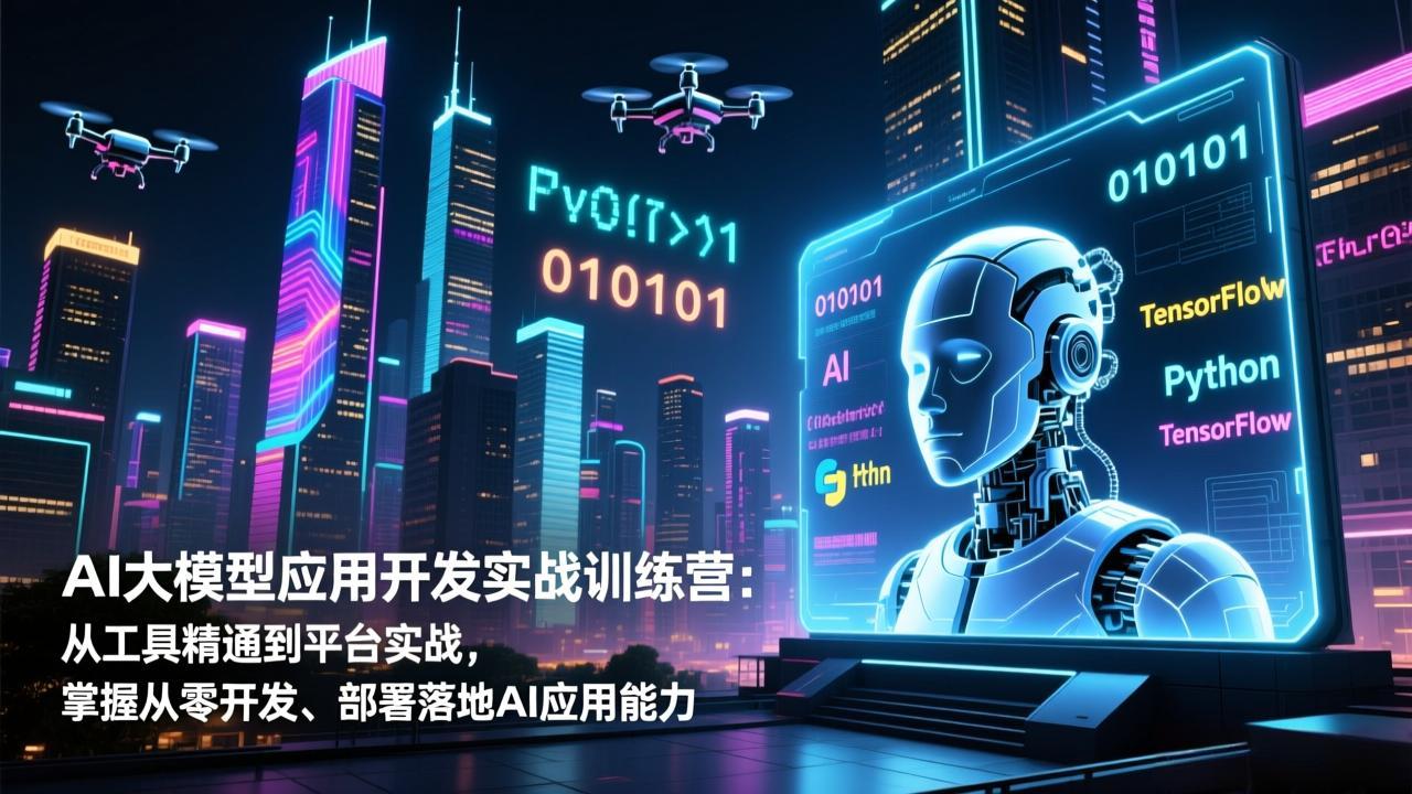 AI大模型应用开发实战训练营：从工具精通到平台实战，掌握从零开发、部署落地AI应用能力-课程网