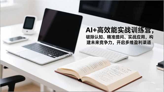 AI+高效能实战训练营，破除认知、精准提问、实战应用，构建未来竞争力，开启多维盈利渠道-课程网