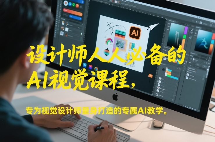 设计师人人必备的AI视觉课程，专为视觉设计师量身打造的专属AI教学-课程网