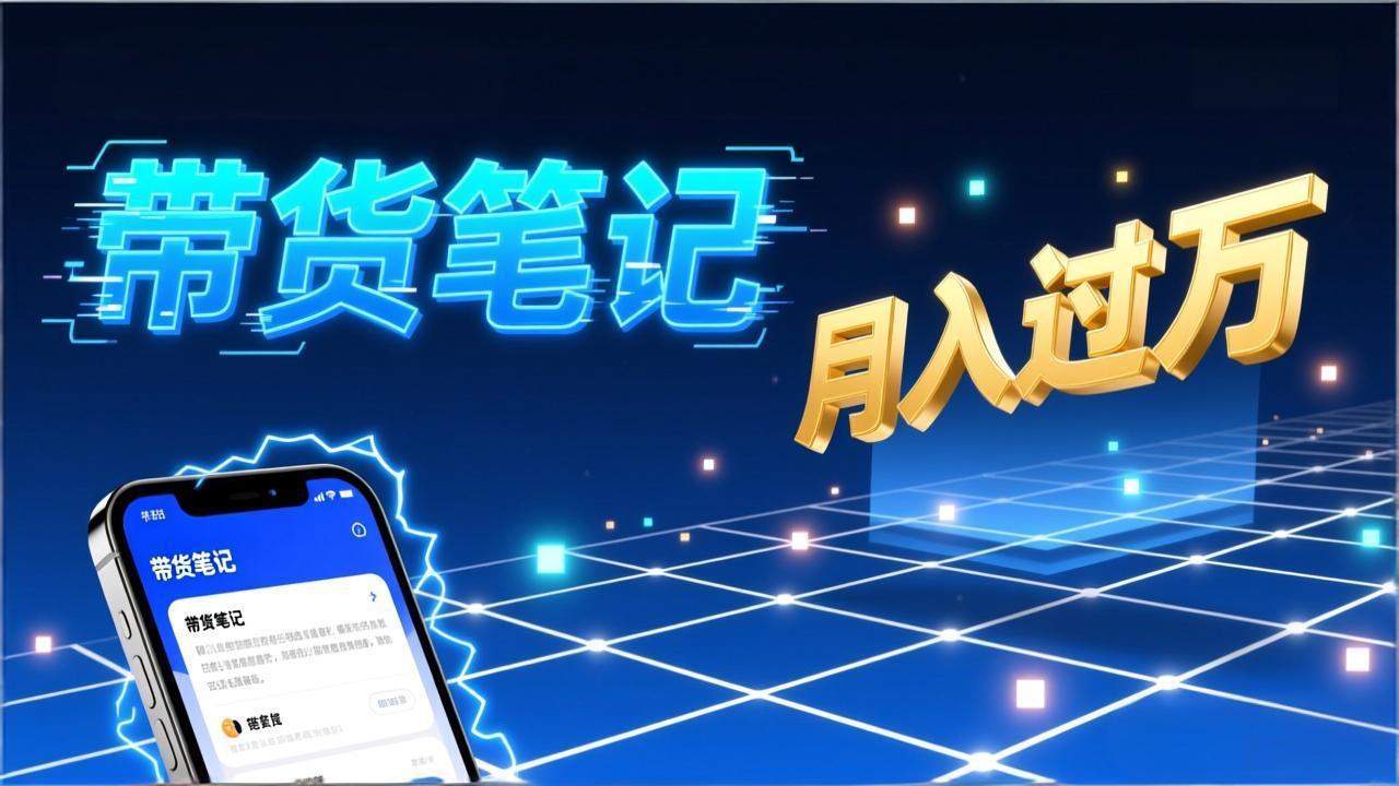 小红书爆款笔记带货实战：拆解封面标题正文全要素，手把手教你单篇笔记带货月入过万-课程网