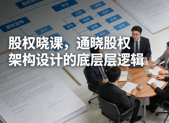 股权晓课，通晓股权架构设计的底层逻辑-课程网