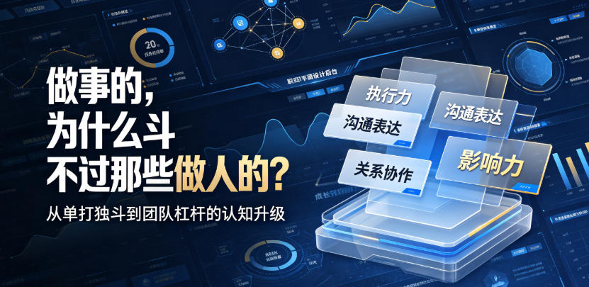 付费文章：做事的，为什么斗不过那些做人的？-课程网
