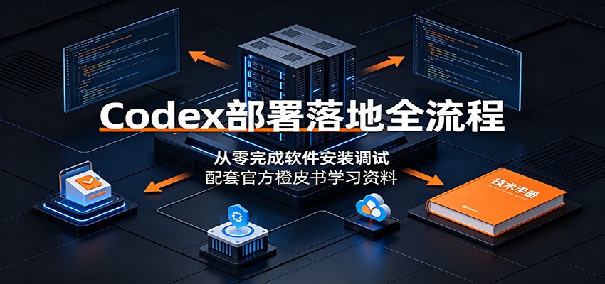 Codex部署落地全流程：从零完成软件安装调试，配套官方橙皮书学习资料-课程网
