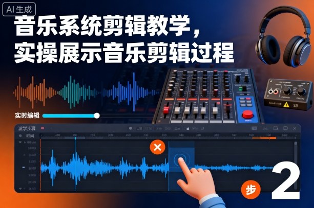 音乐系统剪辑教学，实操展示音乐剪辑过程-课程网