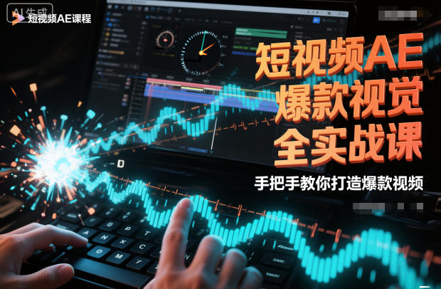 短视频AE爆款视觉全实战课，手把手教你打造爆款视频-课程网