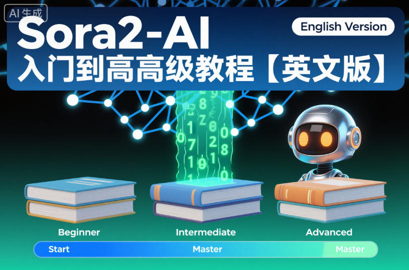 Sora2-AI入门到高级教程【英文版】-课程网