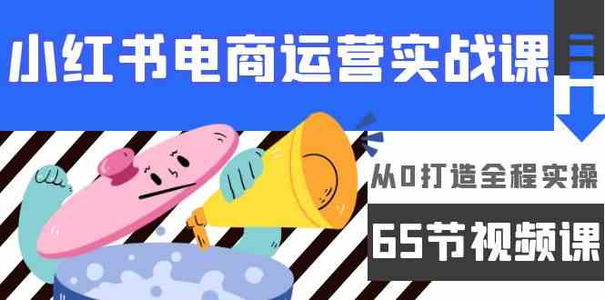 （9724期）小红书电商运营实战课，从0打造全程实操（65节视频课）-课程网