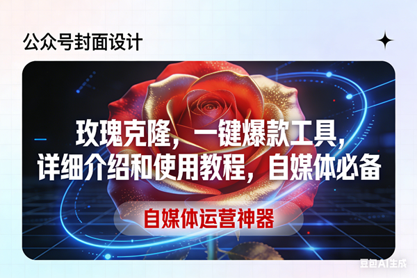 （17578期）玫瑰克隆工具，ai鲁大魔，自媒体必备神器，一键爆款神器，详细教程。-课程网