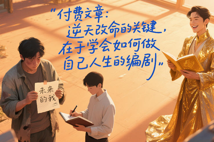 付费文章：逆天改命的关键，在于学会如何做自己人生的编剧-课程网