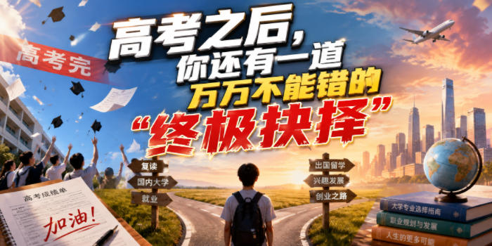 付费文章：高考之后，你还有一道万万不能错的“终极抉择”-课程网