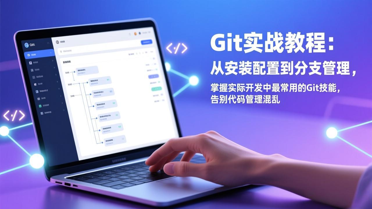 Git实战教程：从安装配置到分支管理，掌握实际开发中最常用的Git技能，告别代码管理混乱-课程网