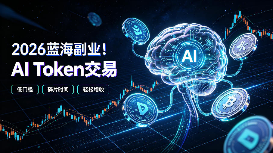 2026全新风口副业｜AI智能Token交易，空闲时间轻松 賺 收益，无需全天盯盘【揭秘】-课程网