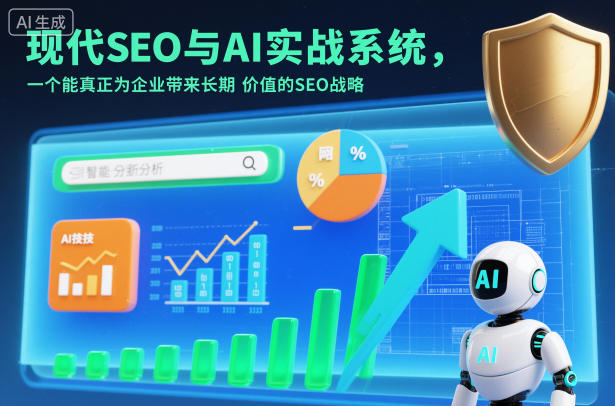 现代SEO与AI实战系统，一个能真正为企业带来长期价值的SEO战略（英语+中文字幕）-课程网