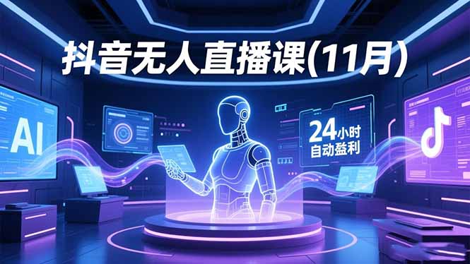 抖音无人直播课(11月-课程网