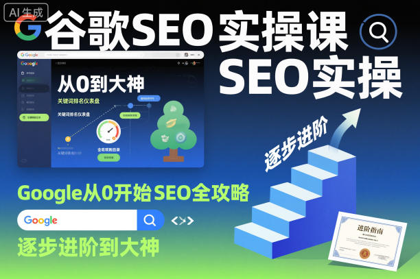 谷歌SEO实操课，Google从0开始SEO全攻略，逐步进阶到大神（更新26年）-课程网